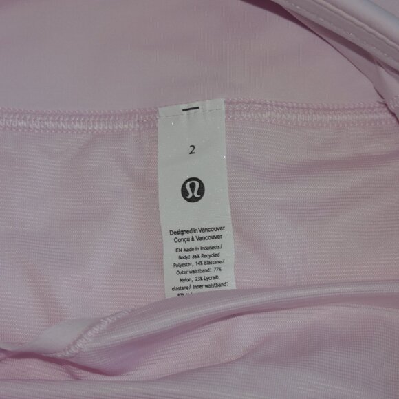 Women's Size 2 Speed Up High-Rise Lined Short 2.5" Inseam, Pink Organza - Picture 4 of 6